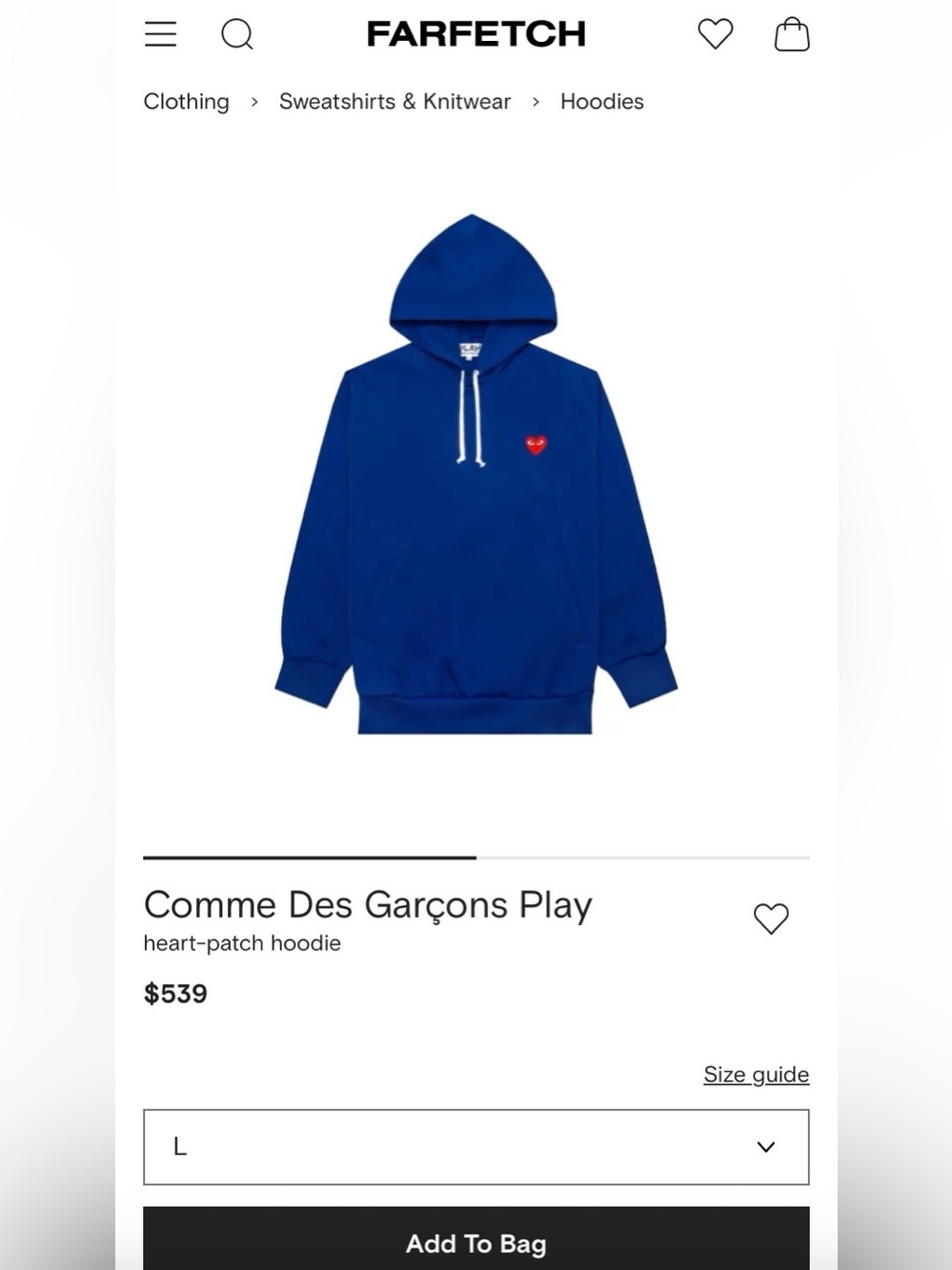 Comme Des garçon Play